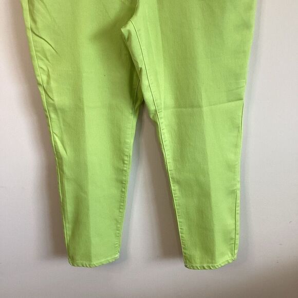 Ruby Rd. Lime Green Ankle Pants NWT Size 10 - Picture 7 of 7